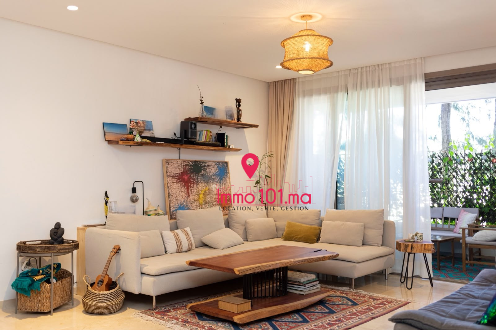 Location appartement meublé à l’Orangeraie Souissi SILAM2515